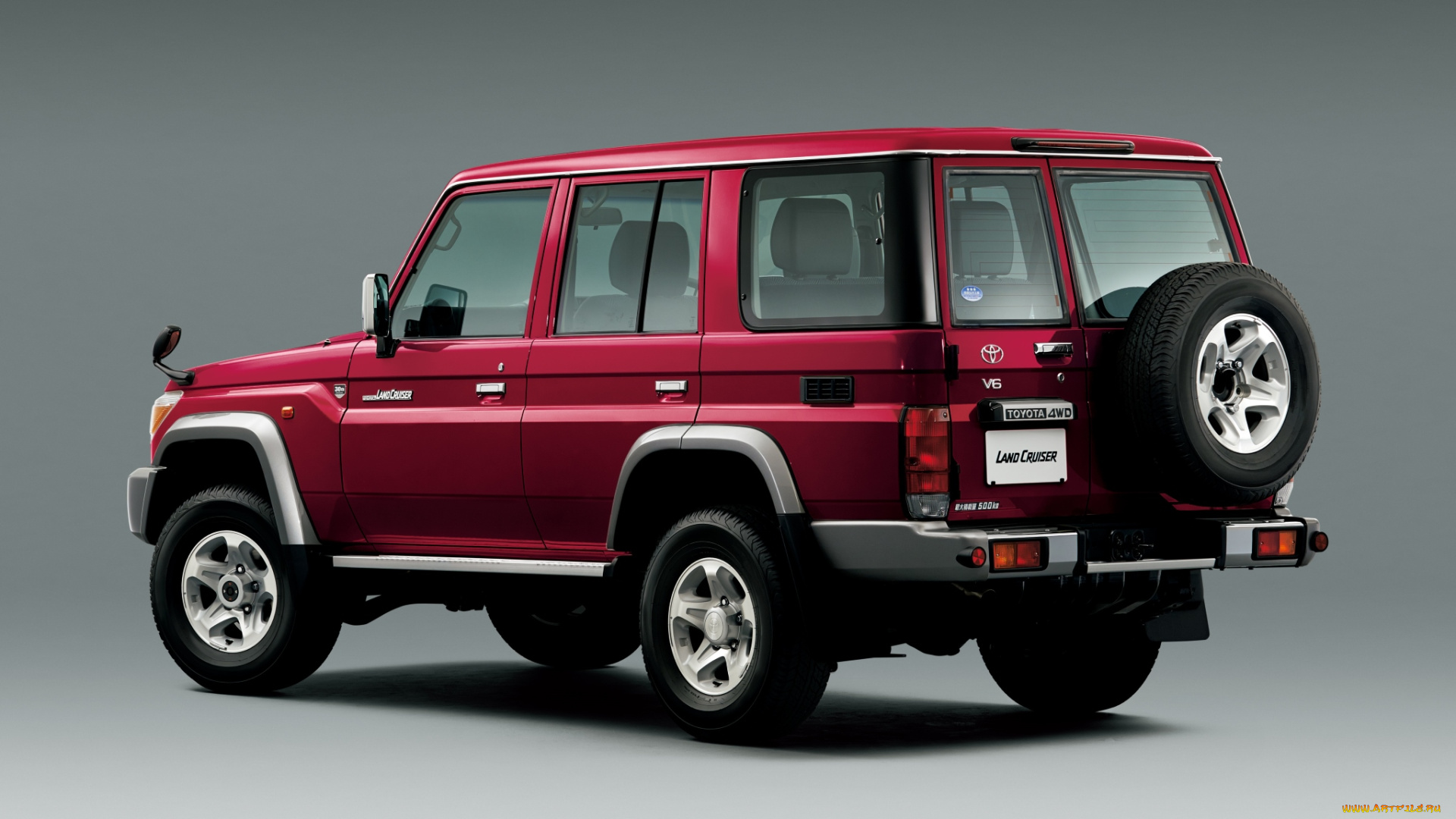 автомобили, toyota, 30th, anniversary, van, cruiser, land, красный, 2014г, grj76k, jp-spec