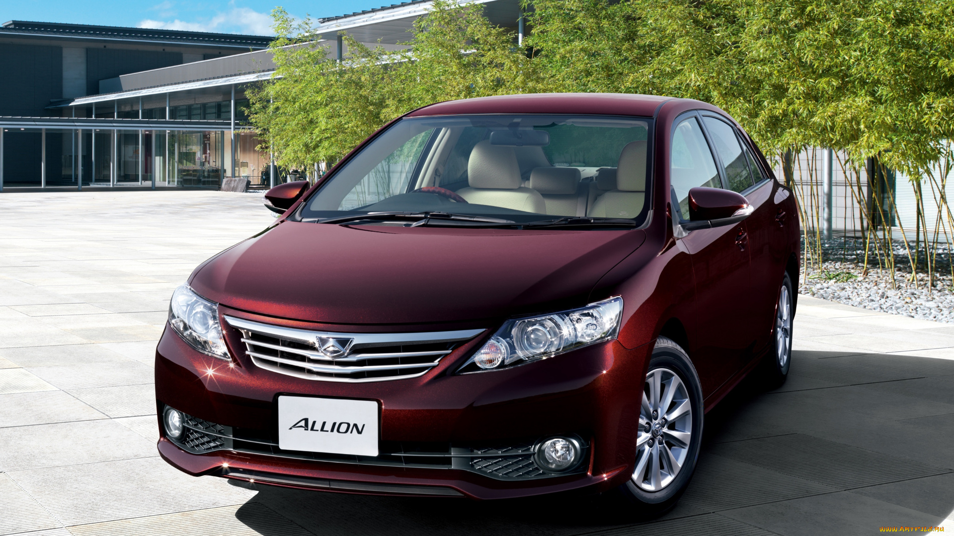 автомобили, toyota, t260-265, вишневый, 2010г, allion