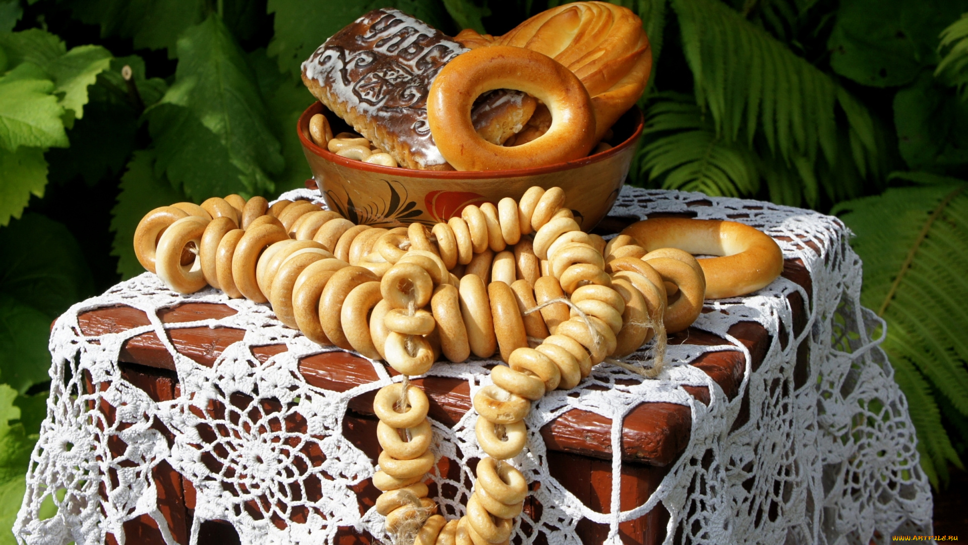 еда, хлеб, , выпечка, пряники, сушки, бублики