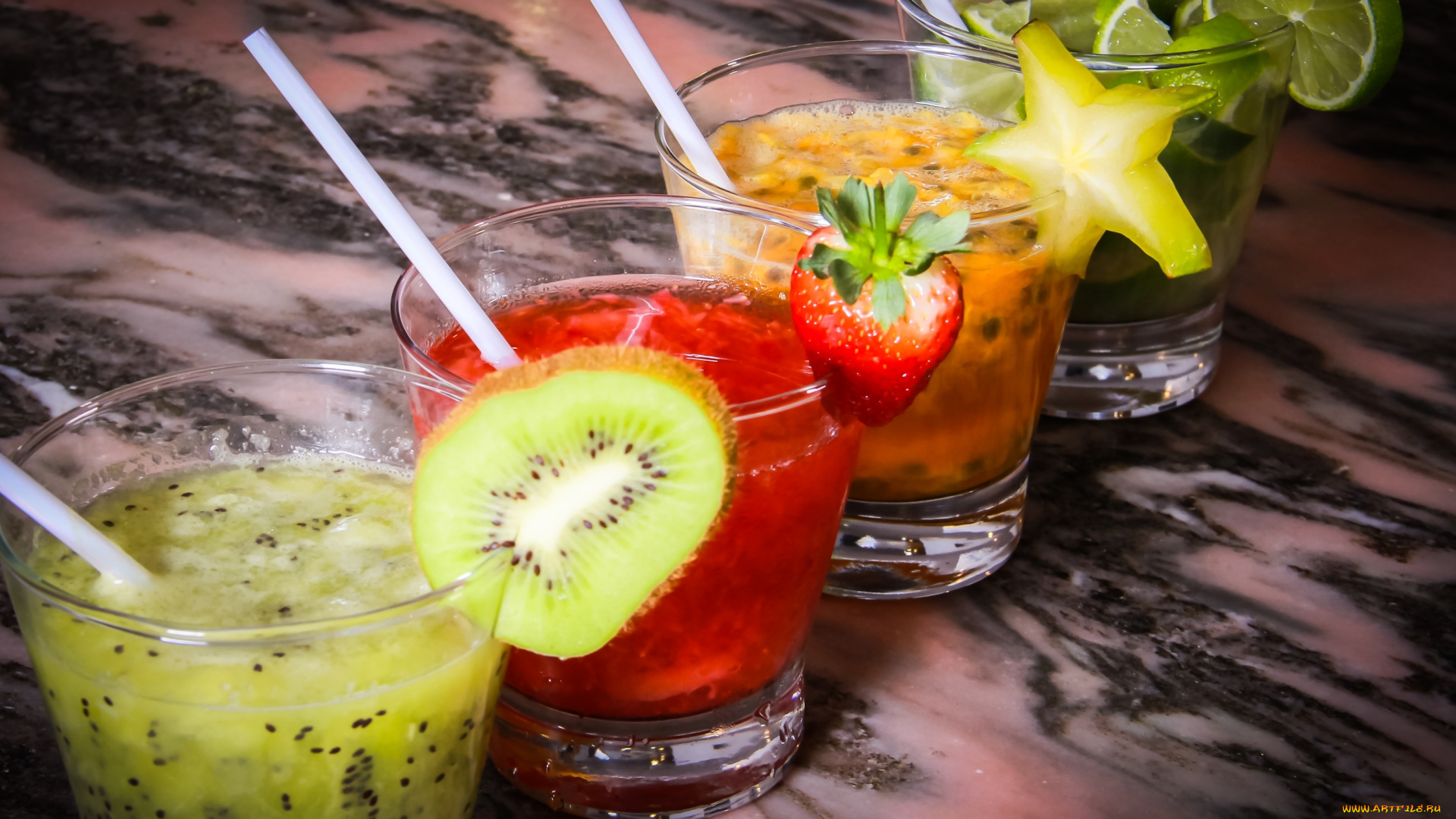еда, напитки, , коктейль, бокалы, фрукты, коктейли