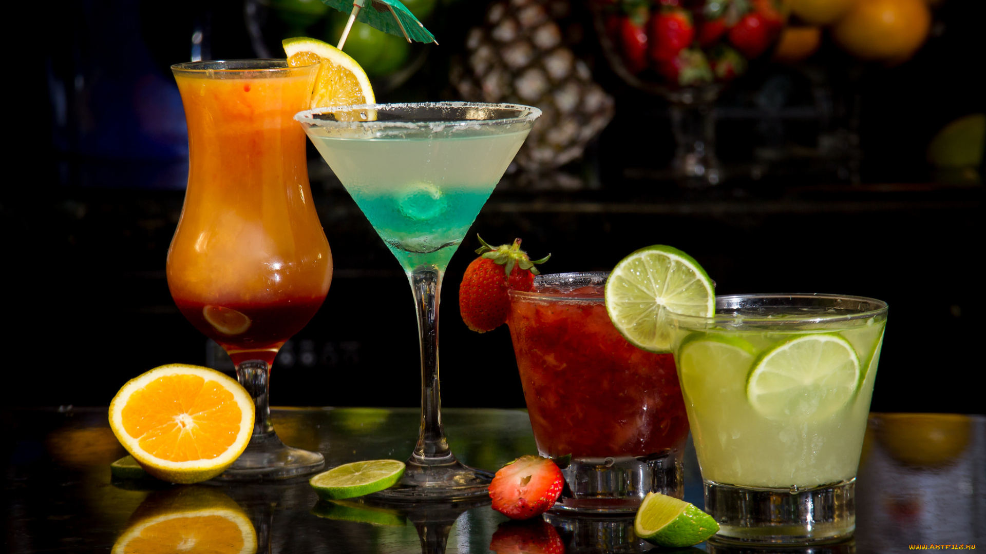 еда, напитки, , коктейль, коктейли, цитрусы, ягоды, зонтик