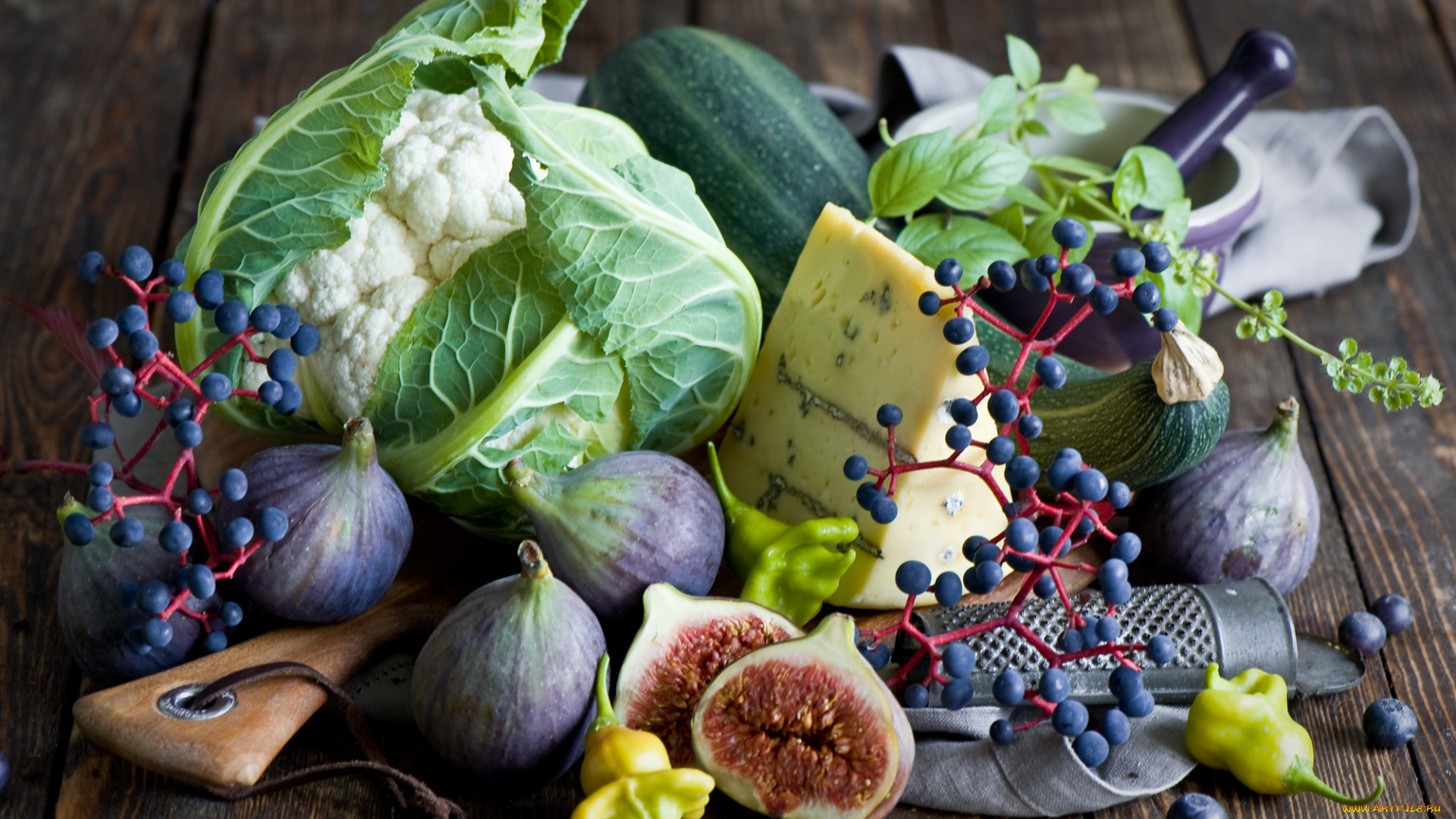 еда, разное, овощи, сыр, черника, виноград, брокколи, инжир, осень, ягоды