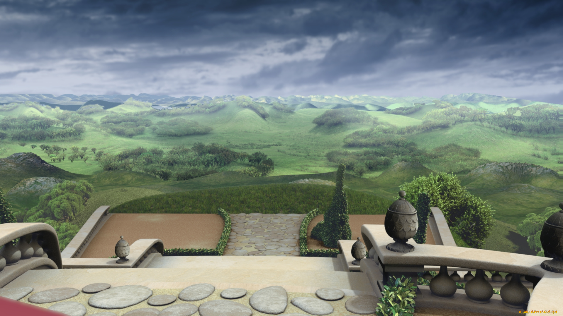 мультфильмы, -, der, 7bte, zwerg, 7-ой, гном, 7-ой, гном, der, 7bte, zwerg, холмы, мультфильм, приключение, замок