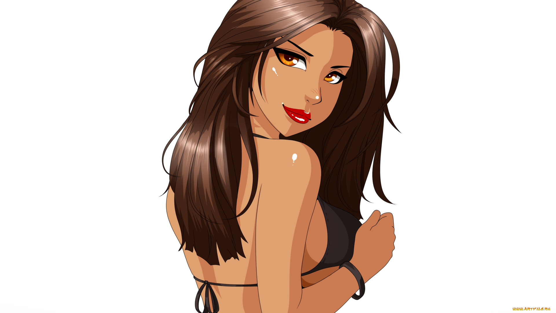 рисованные, люди, девушка, бикини, арт, natasha