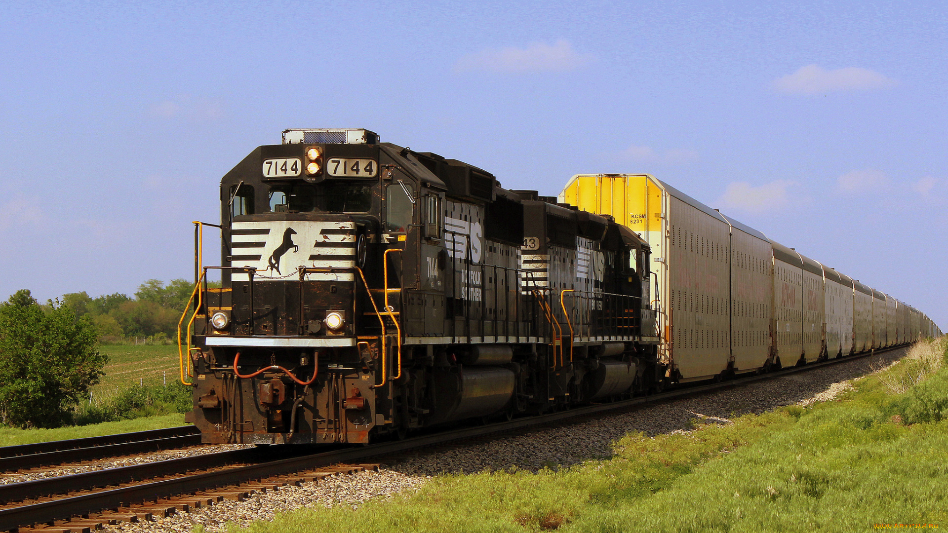 техника, поезда, локомотив, рельсы, дорога, железная, состав