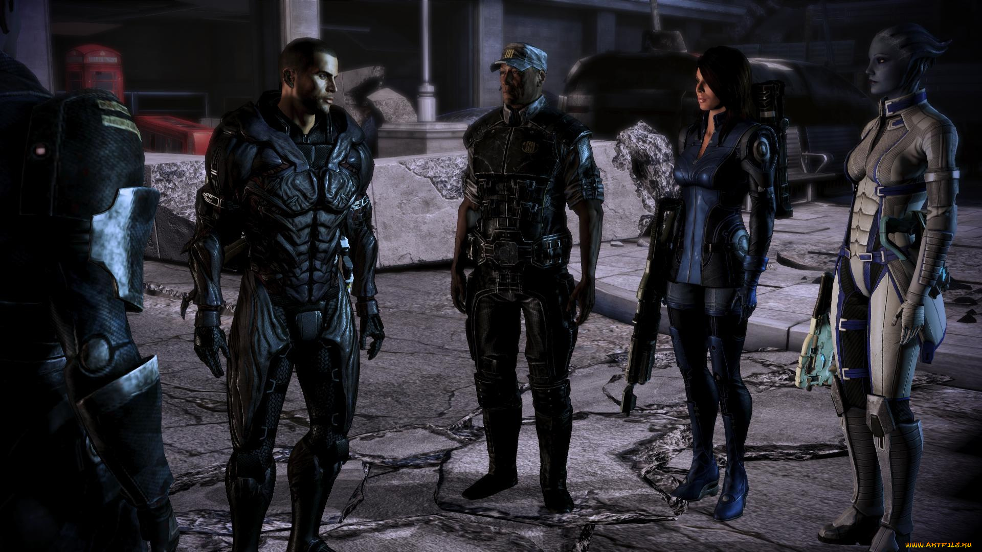 видео, игры, mass, effect, 3, персонажи