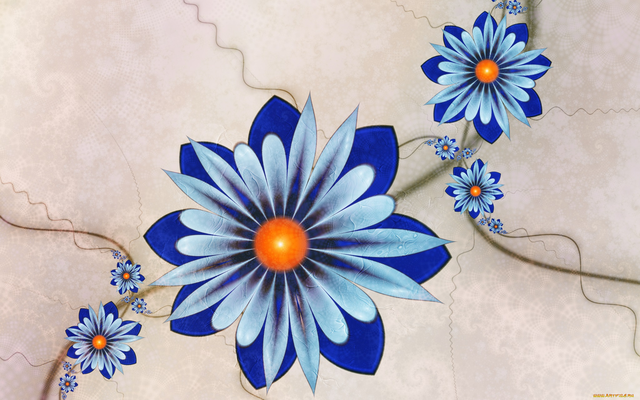 3д, графика, цветы, , flowers, лепестки, цвета, фон, узор