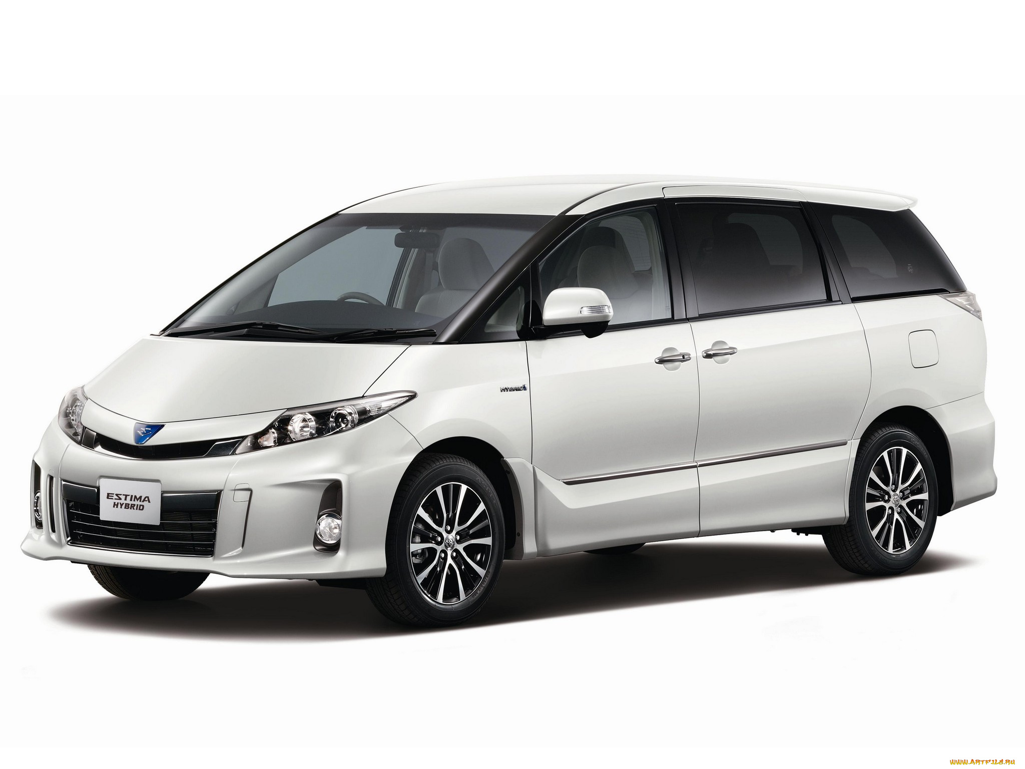 автомобили, toyota, hybrid, светлый, 2012г, estima, aeras