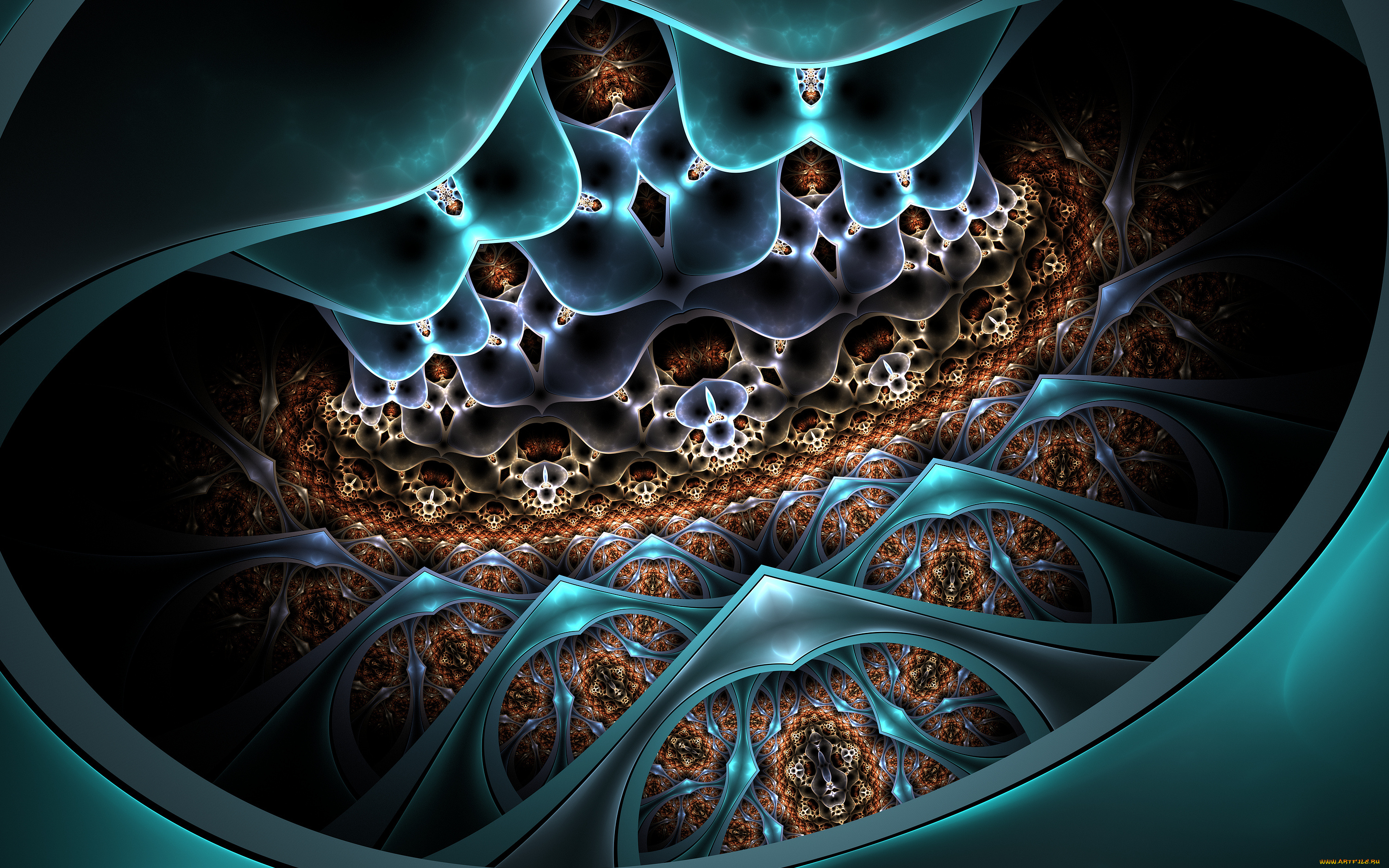 3д, графика, фракталы, , fractal, цвета, фон, узор