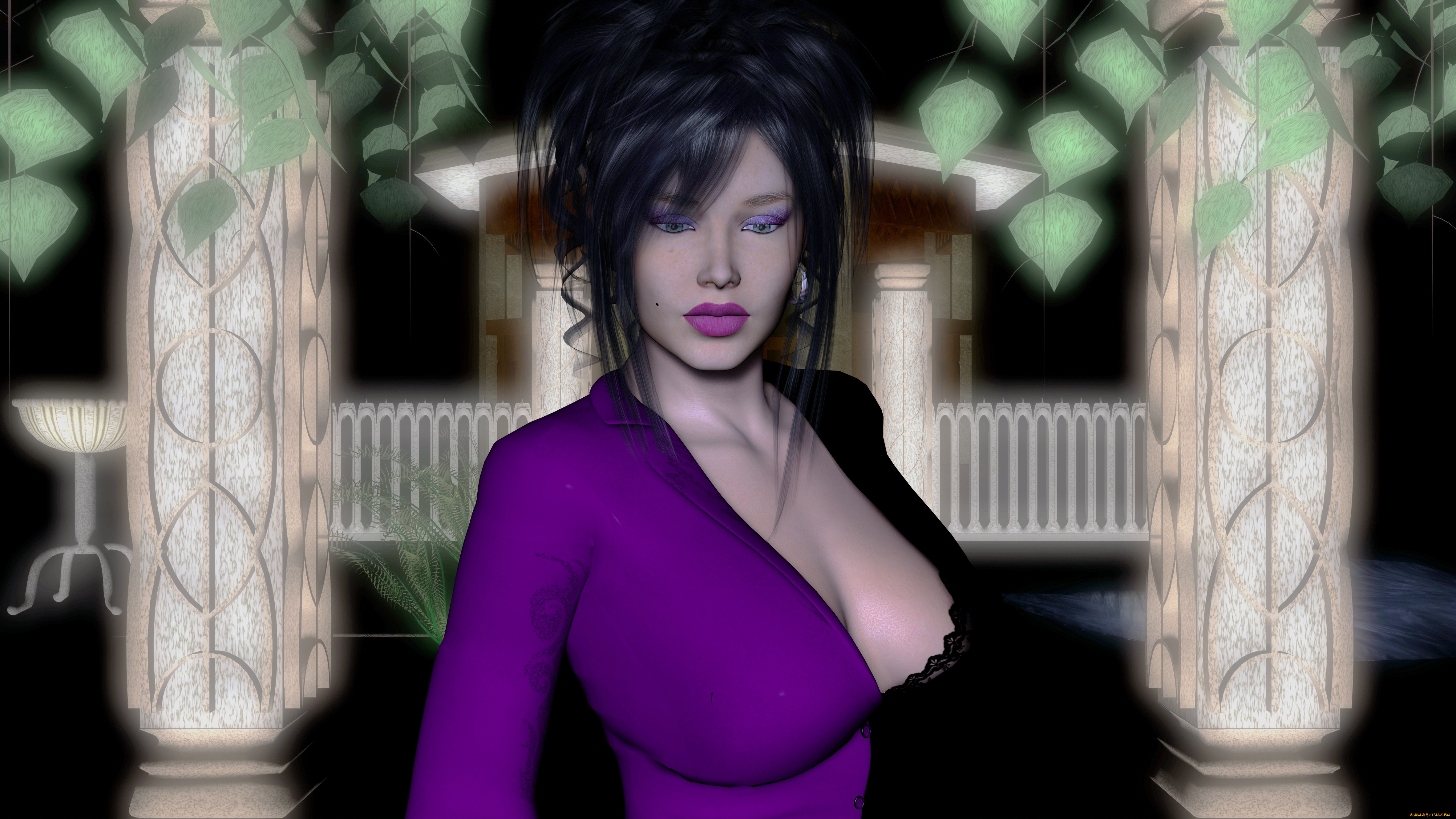 3д, графика, люди, , people, фон, взгляд, девушка