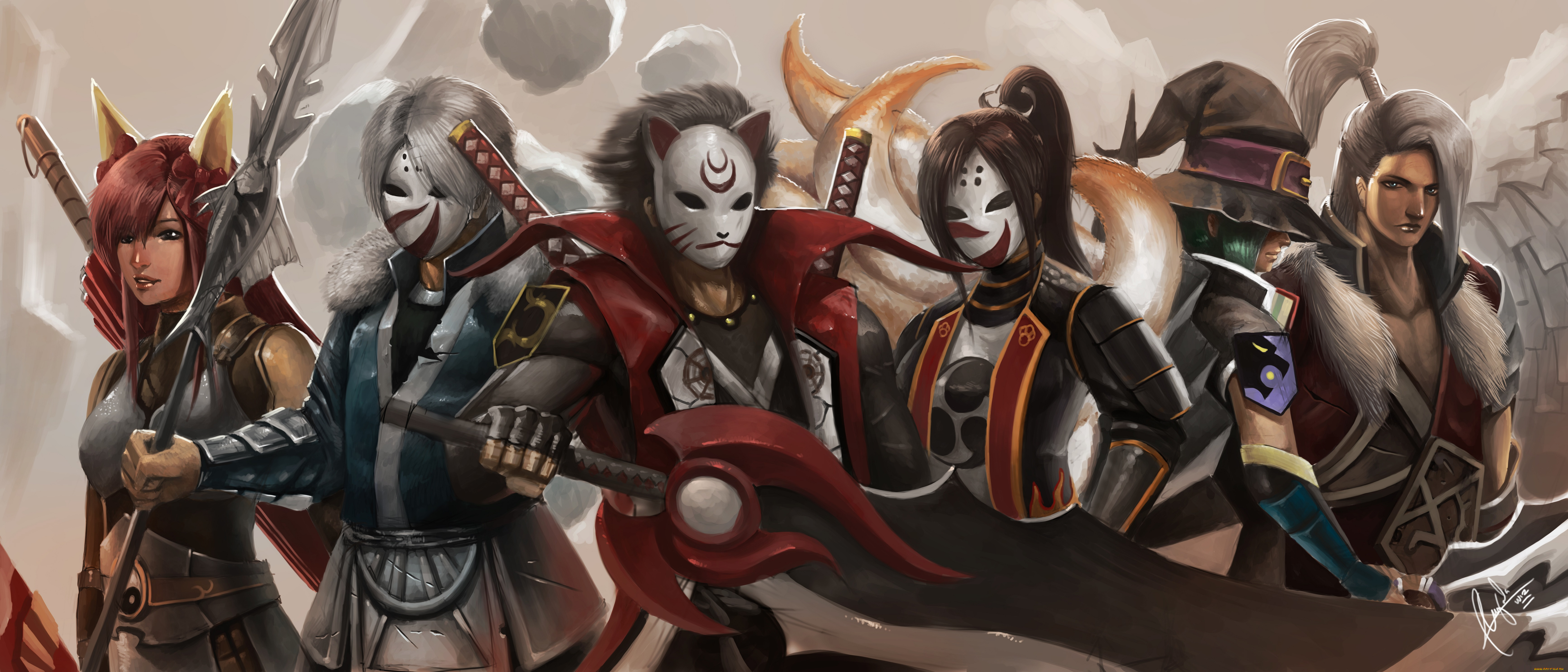 видео, игры, ~~~другое~~~, маски, оружие, убийцы, мечи, ninja, saga, ниндзя