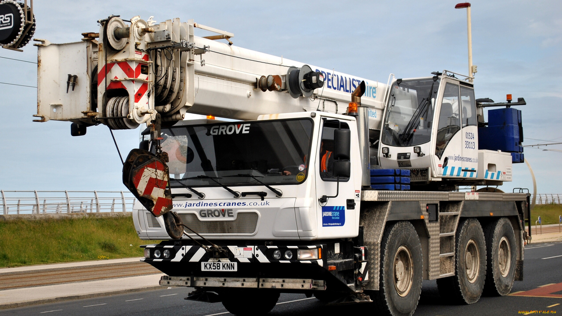 grove, mobile, crane, техника, краны, автокран