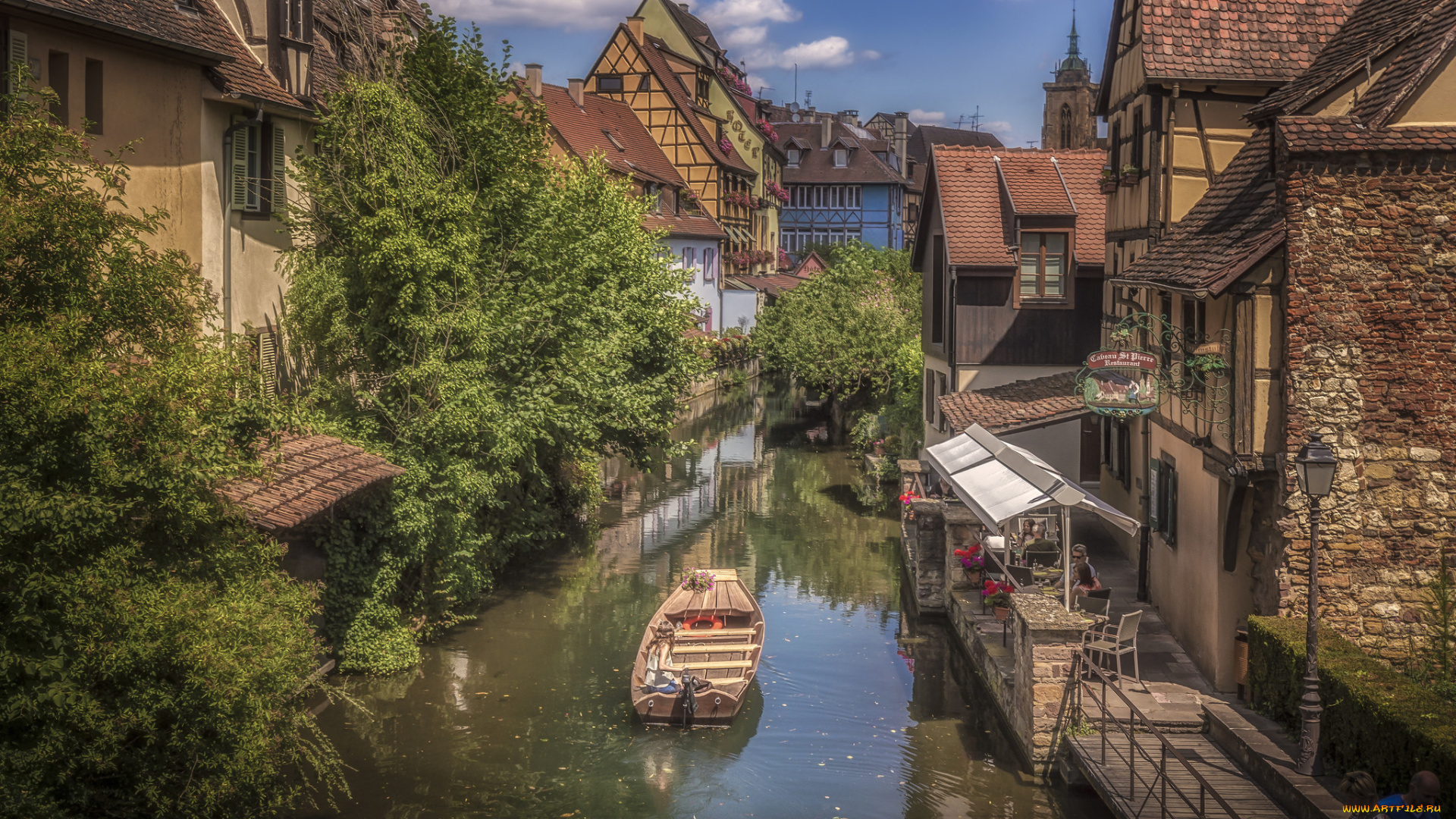 la, petite, venise, in, colmar, , france, города, -, улицы, , площади, , набережные, канал, здания