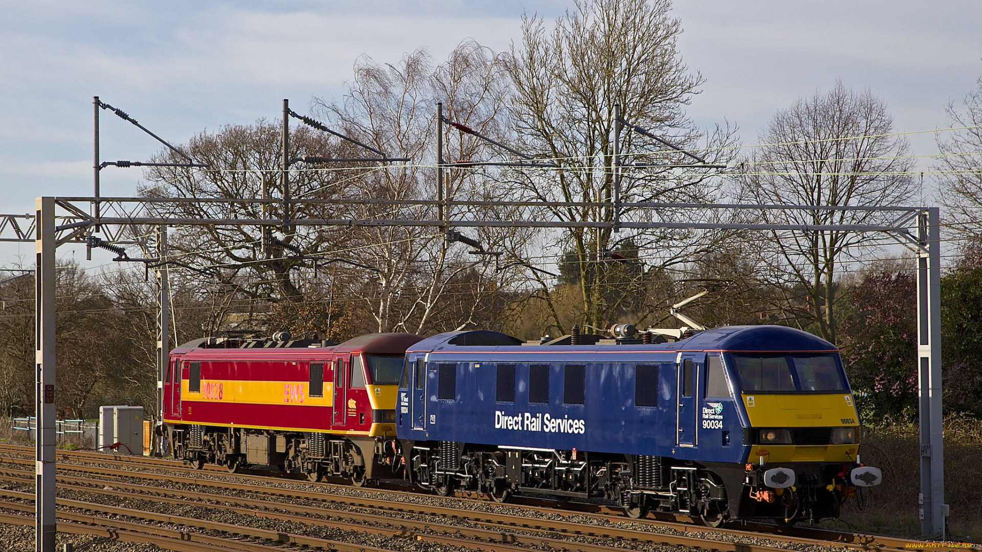 техника, локомотивы, дорога, железная, локомотив, рельсы