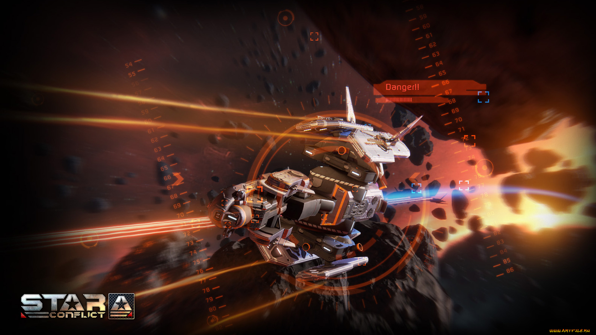 видео, игры, star, conflict, космический, корабль, вселенная, полет