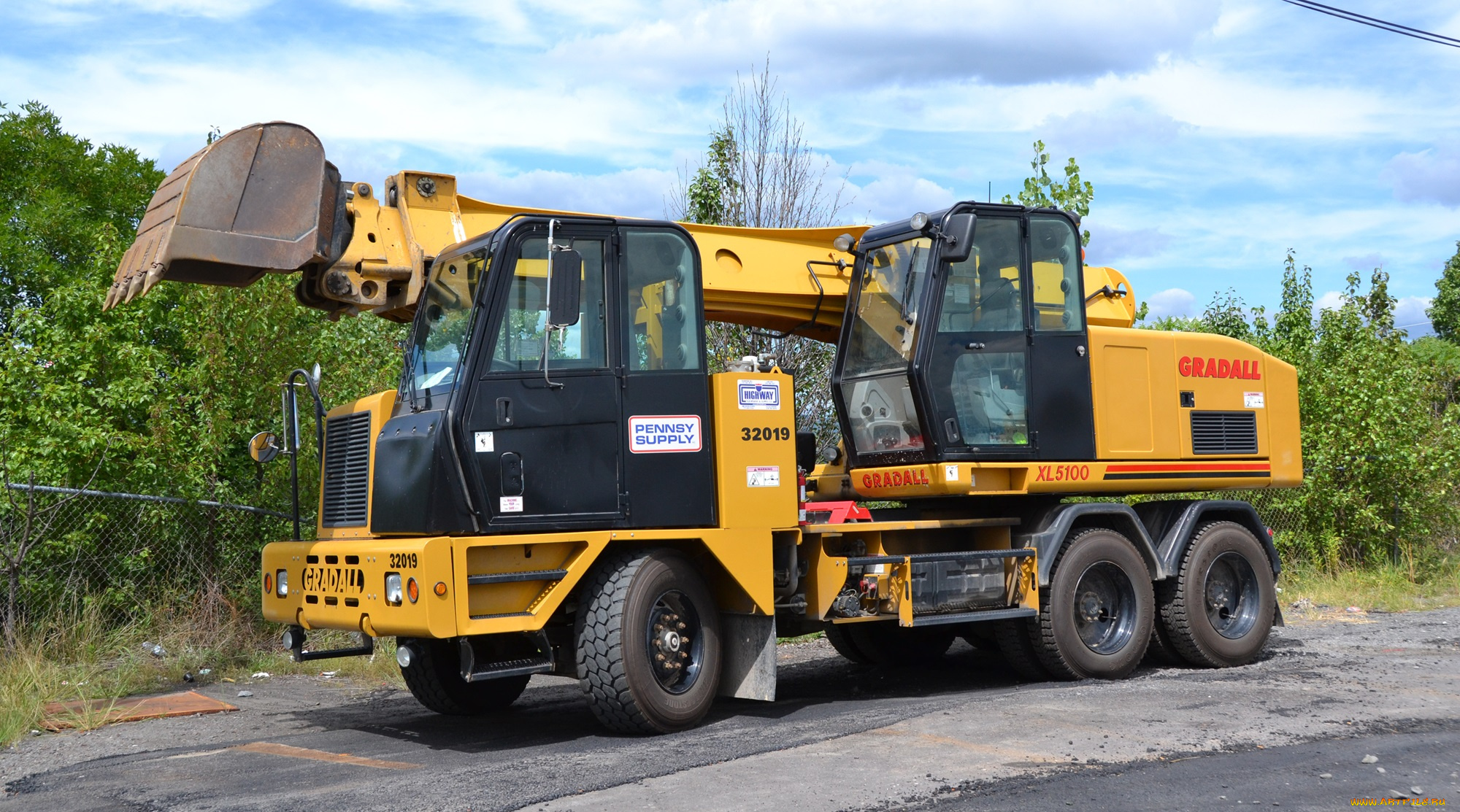 gradall, xl5100iv, техника, электровозы, автокран