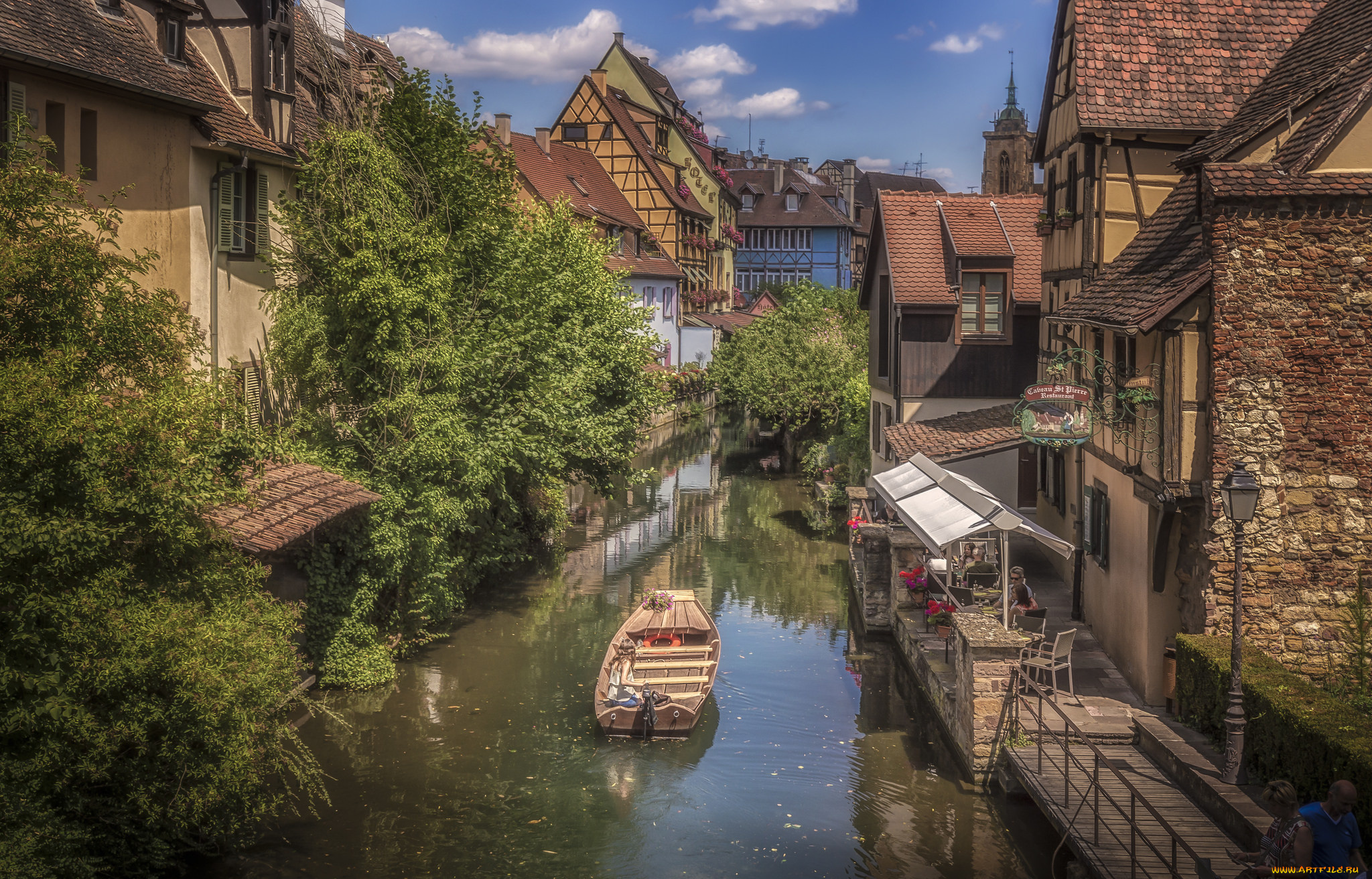 la, petite, venise, in, colmar, , france, города, -, улицы, , площади, , набережные, канал, здания