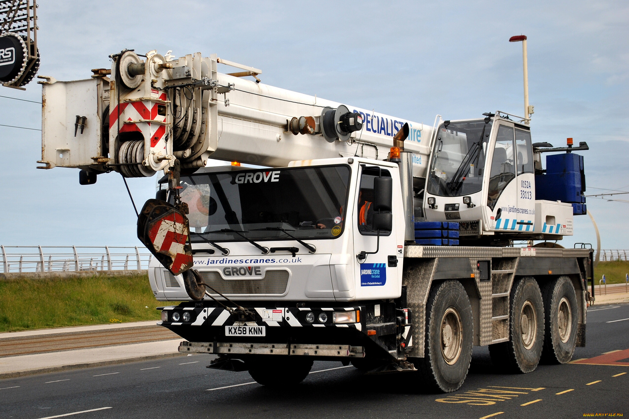 grove, mobile, crane, техника, краны, автокран