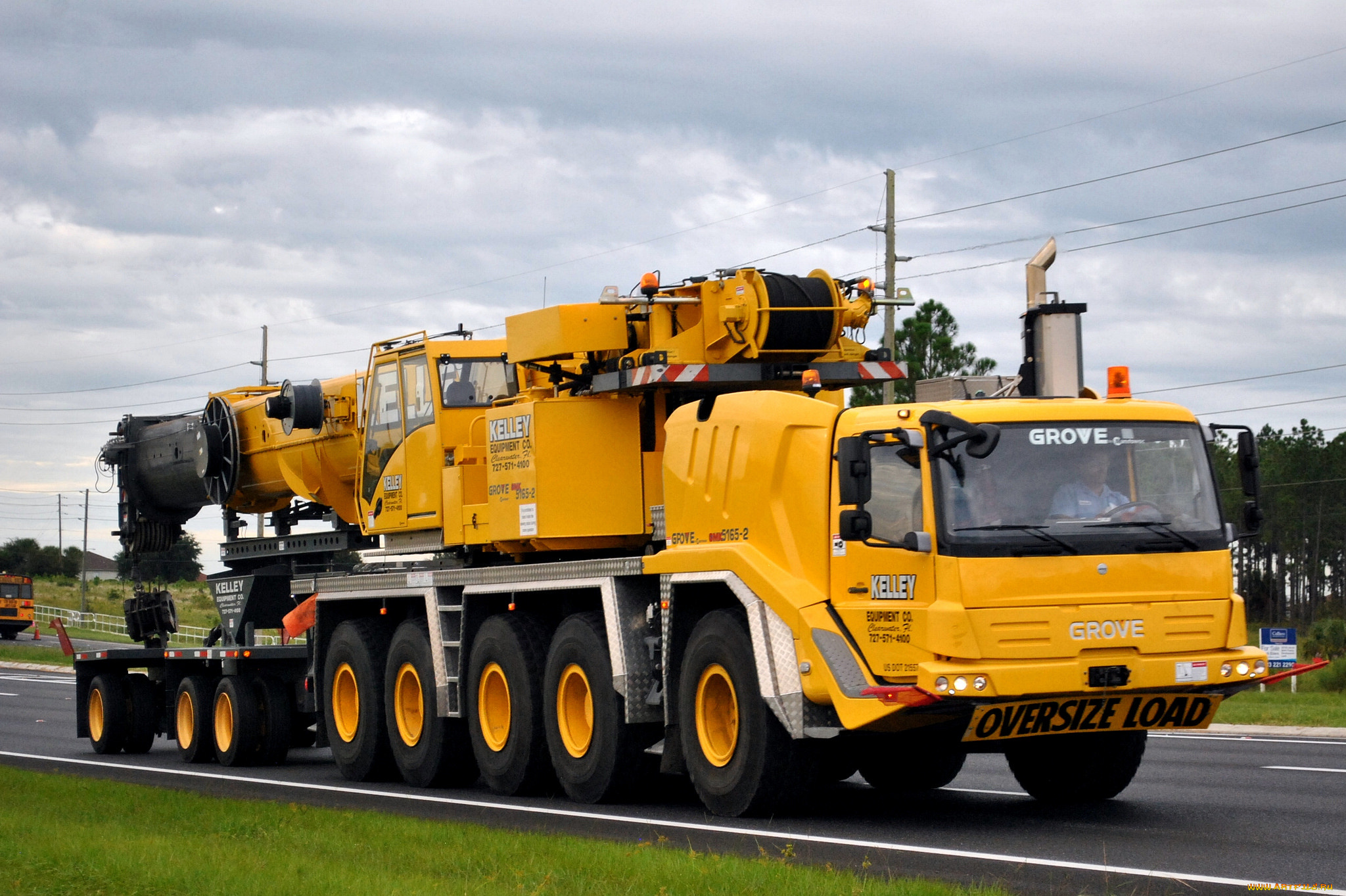 grove, mobile, crane, техника, краны, автокран