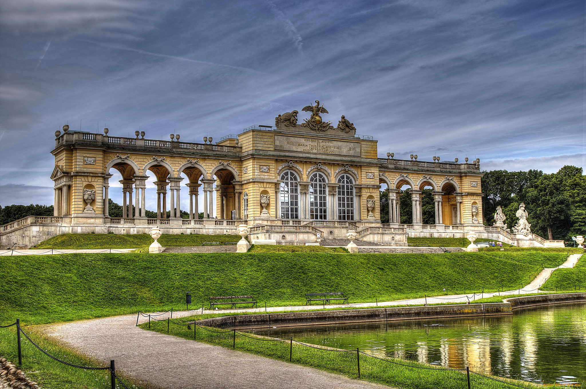 sch&, 246, nbrunn, palace, города, -, дворцы, , замки, , крепости, дворец, парк