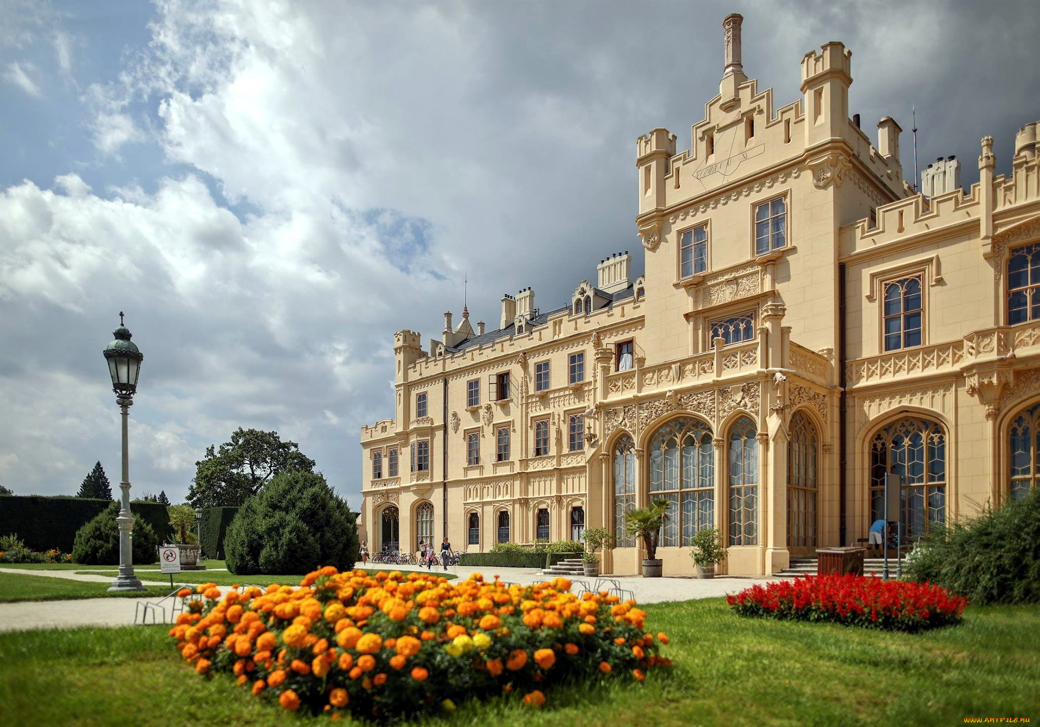 castle, lednice, города, замки, Чехии, castle, lednice