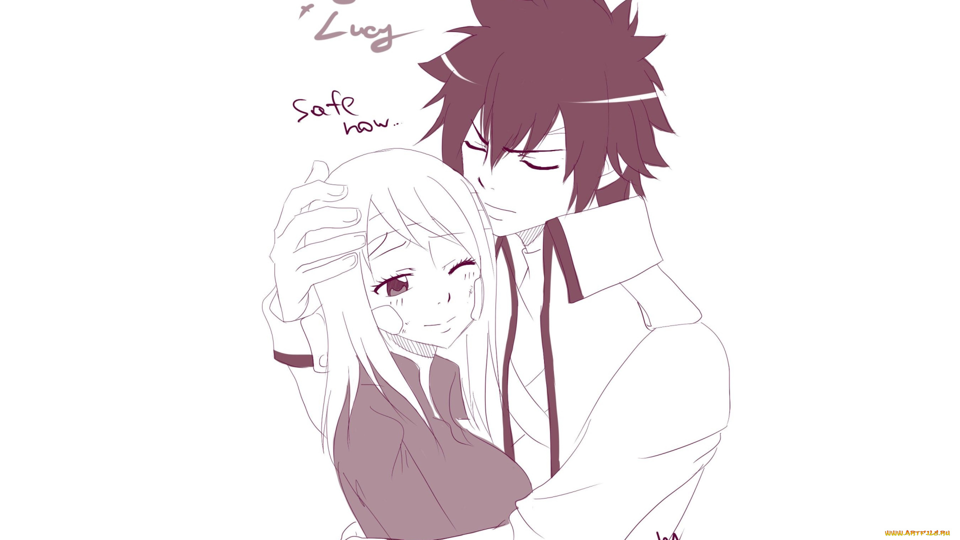 аниме, fairy, tail, хвост, феи