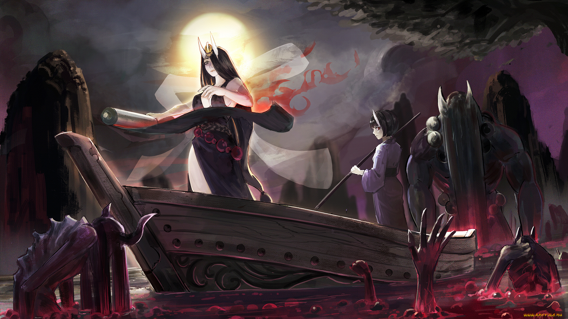 аниме, onmyouji, фентези