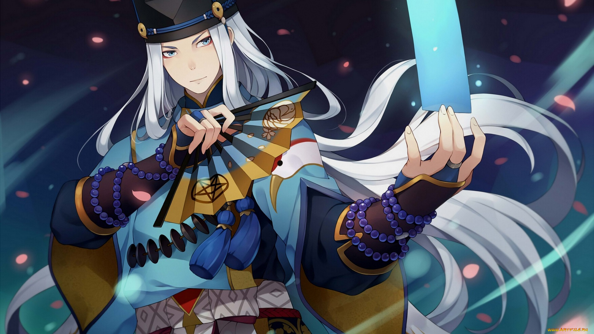 аниме, onmyouji, парень