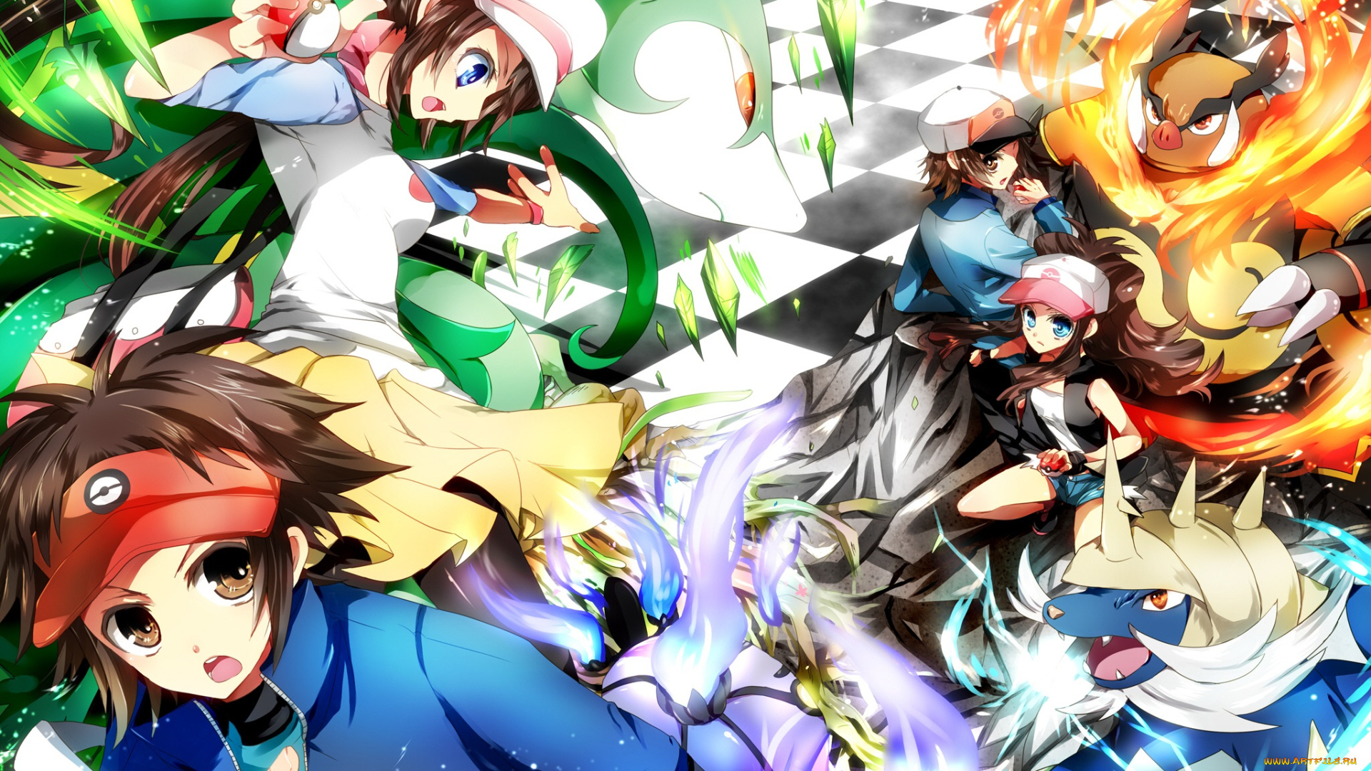 аниме, pokemon, покемон