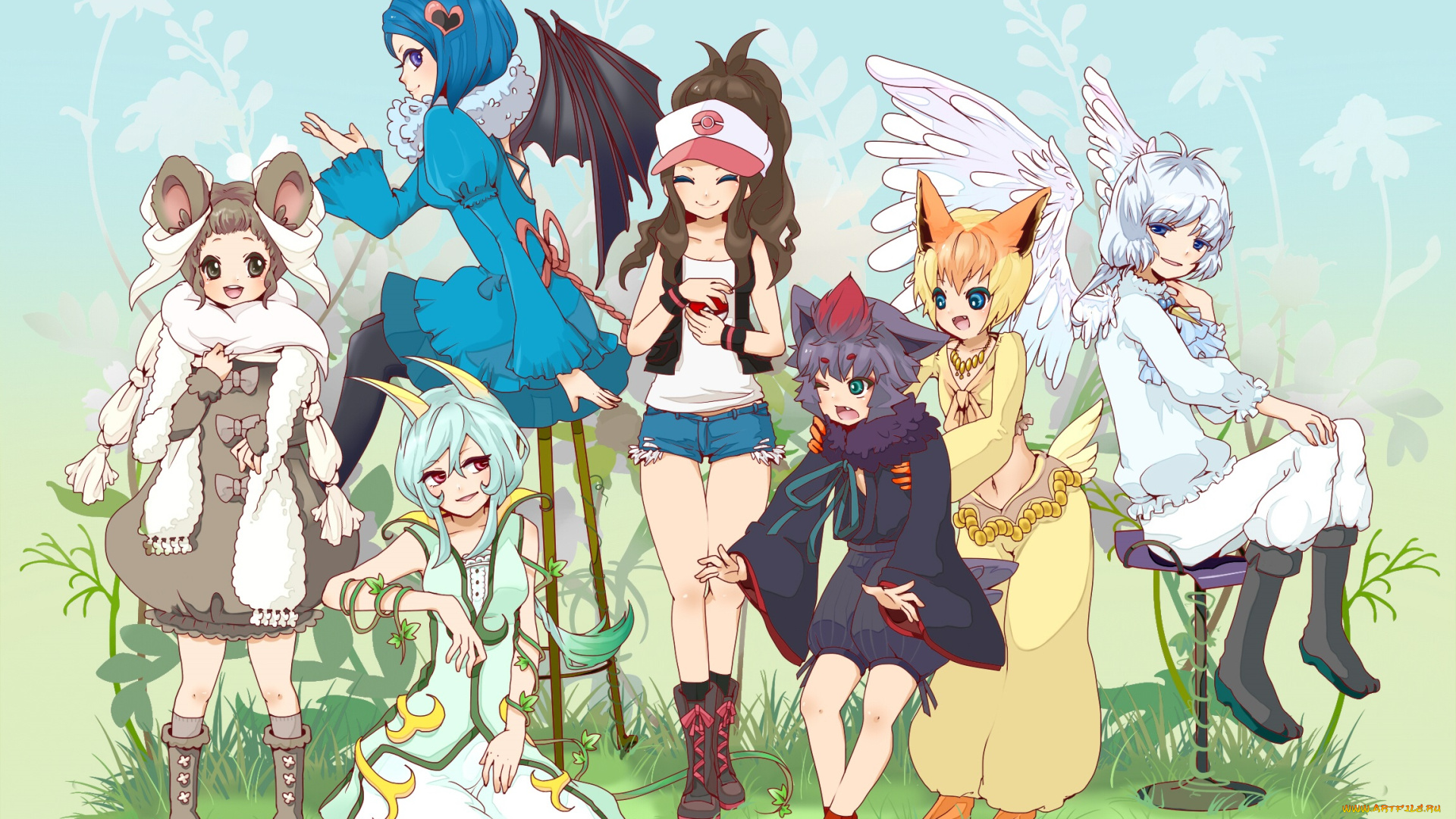 аниме, pokemon, покемон