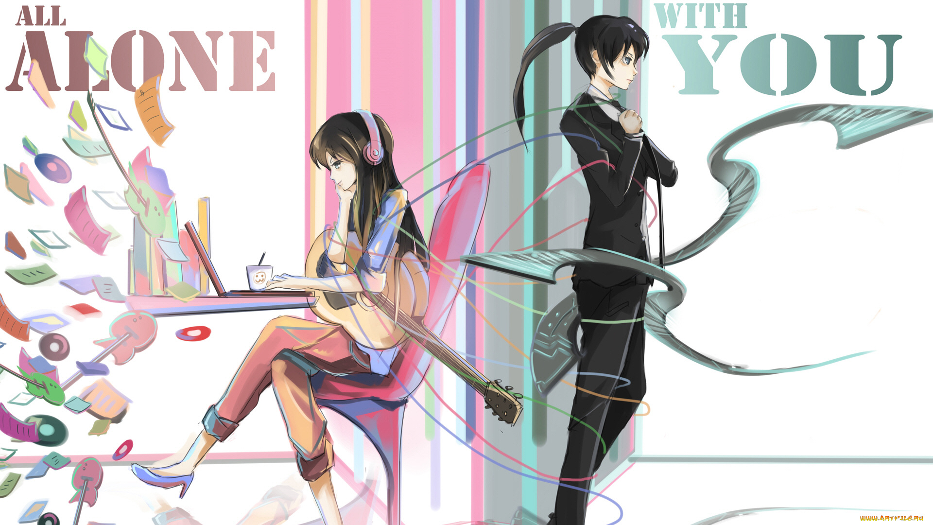 аниме, psycho-pass, двое