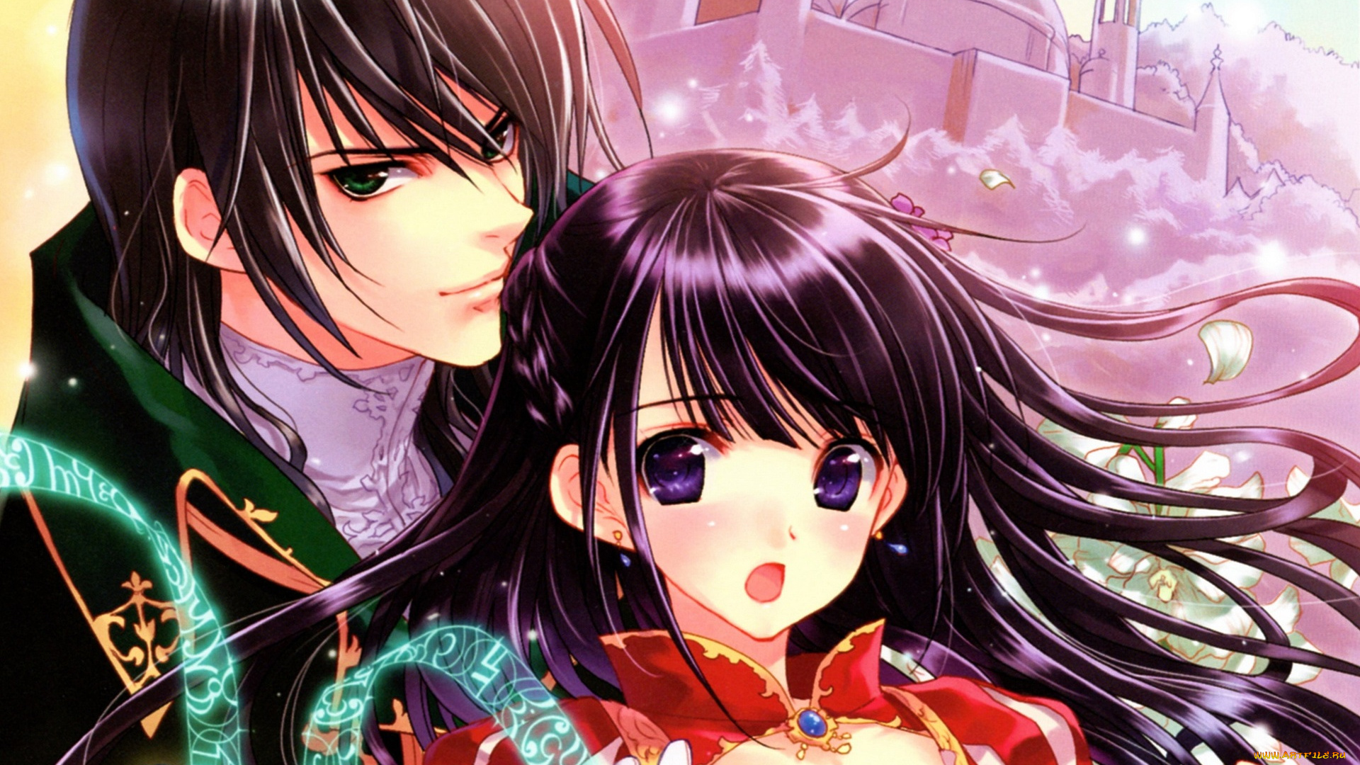 аниме, torikago, no, oujo, to, двое