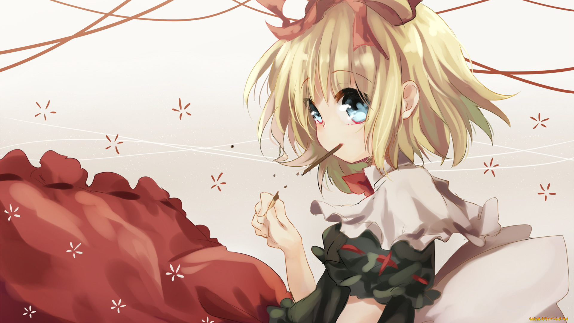 аниме, touhou, девочка