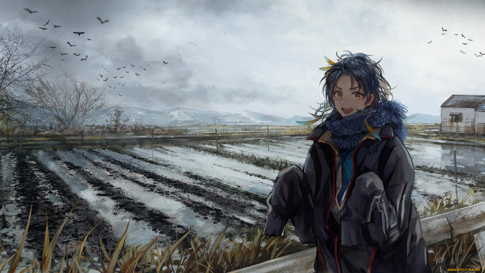 аниме, touken, ranbu, танец, мечей