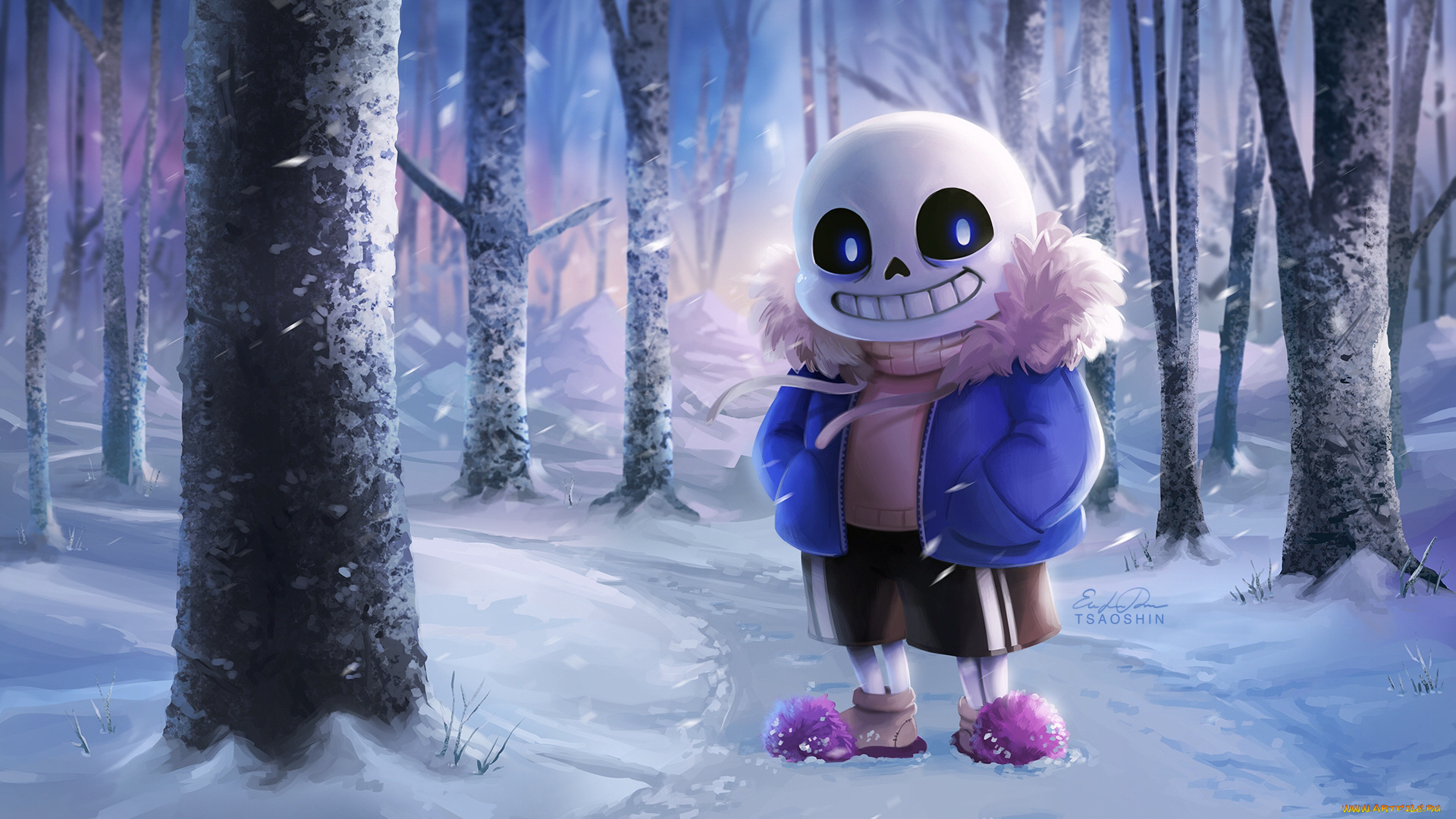 аниме, undertale, sans