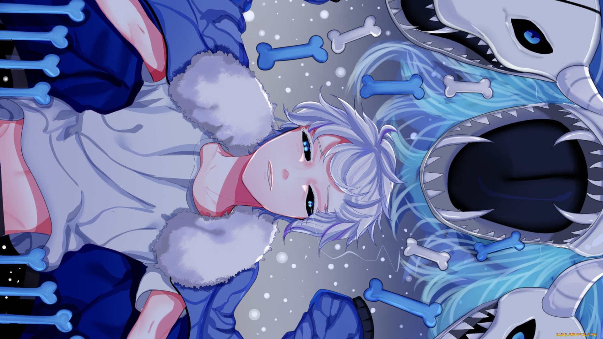 аниме, undertale, sans