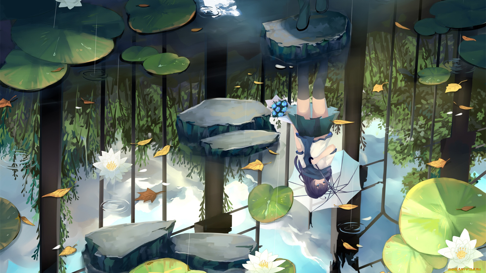 аниме, unknown, , другое, отражение