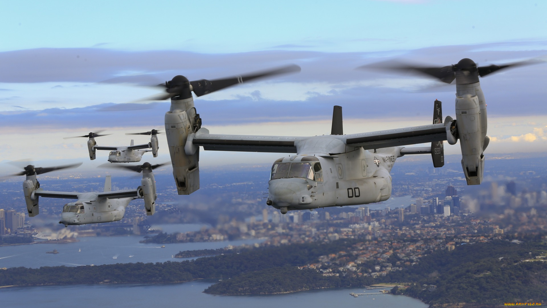 авиация, другое, полет, конвертопланы, mv-22b, osprey