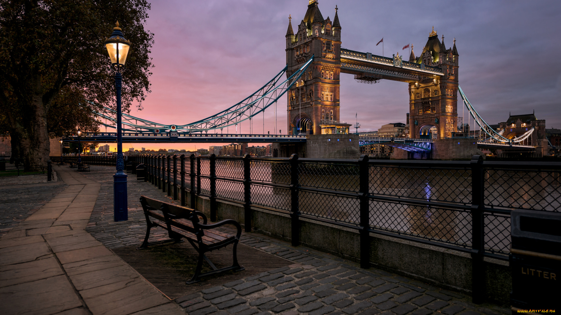 города, лондон, , великобритания, мост