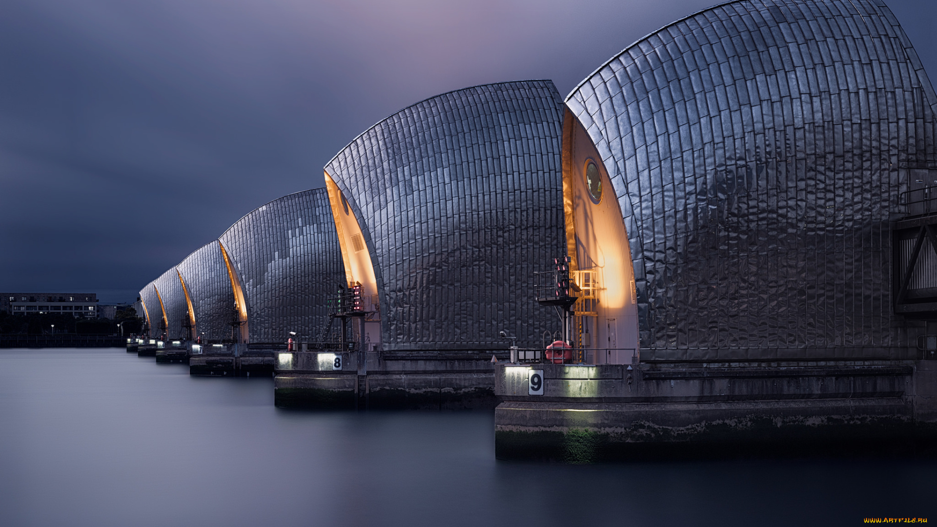 города, лондон, , великобритания, ночь