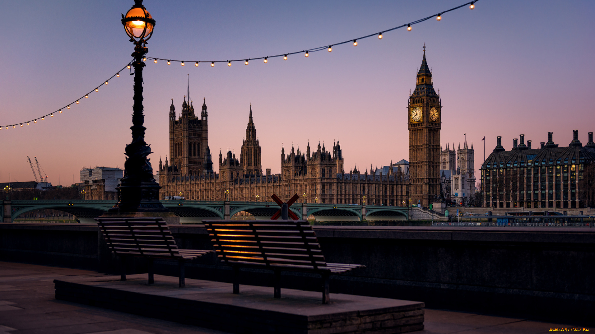 города, лондон, , великобритания, ночь