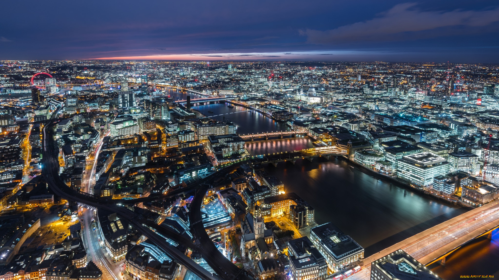 города, лондон, , великобритания, простор