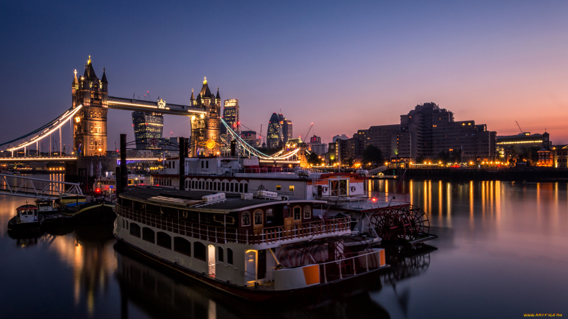 корабли, пароходы, набережная