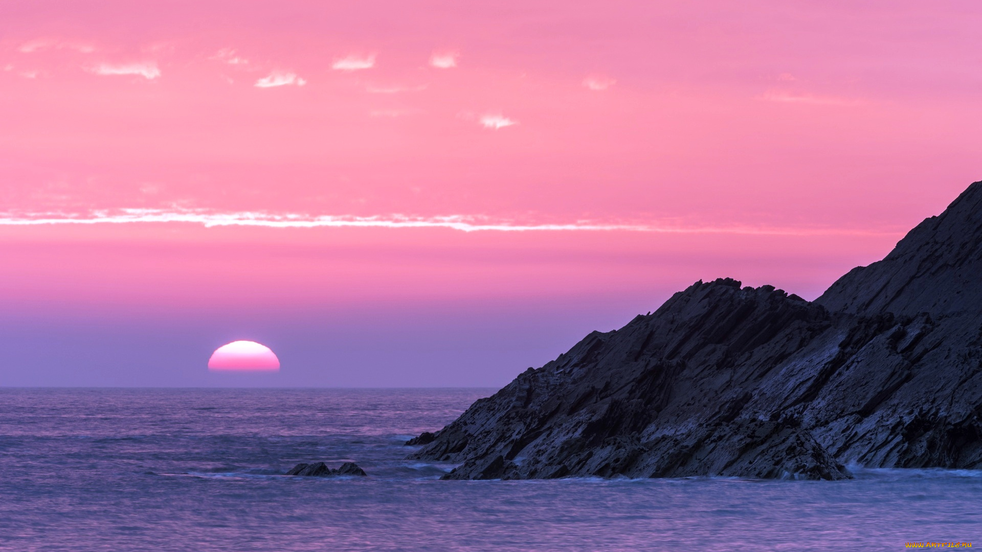 полуостров, дингл, , графство, керри, , ирландия, природа, побережье, скалы, закат, солнце, небо, море, берег