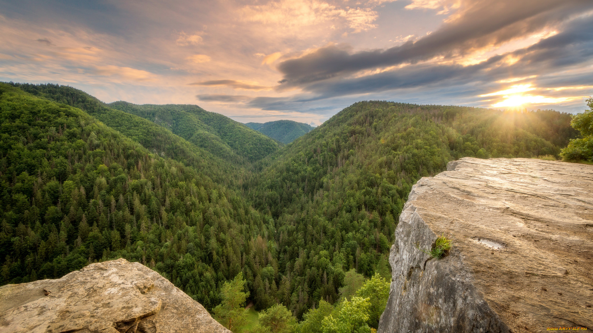 природа, горы, простор