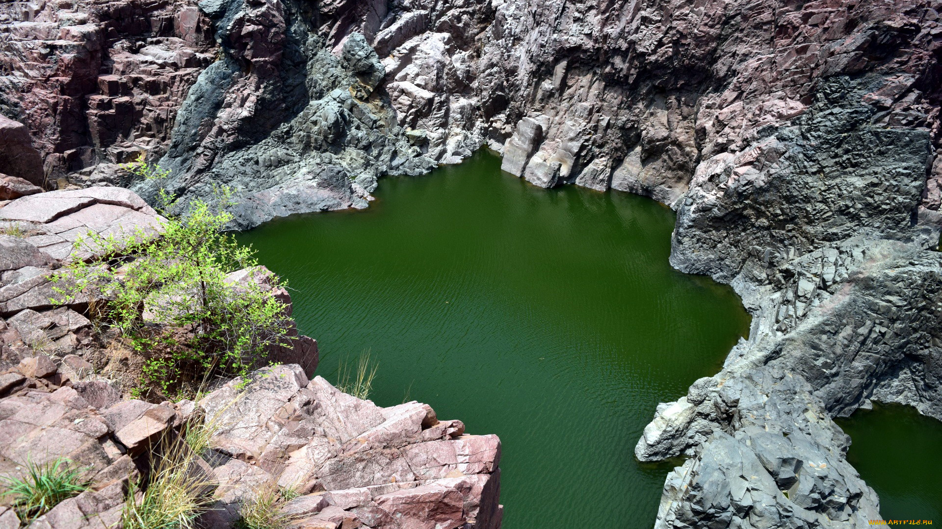 природа, реки, озера, озеро, скалы