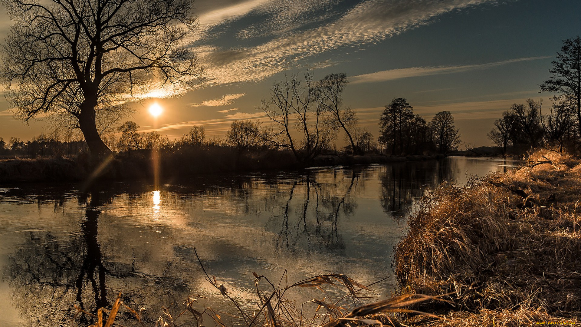 природа, реки, озера, простор