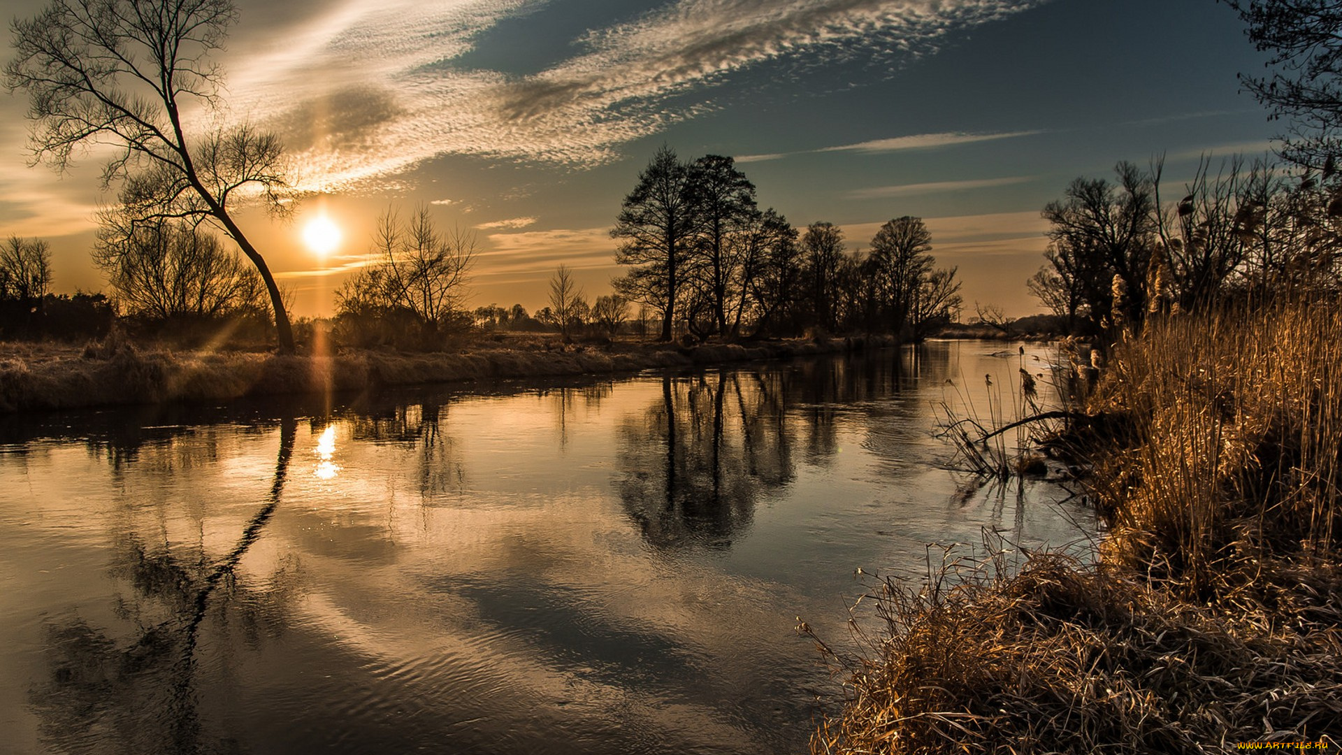 природа, реки, озера, простор