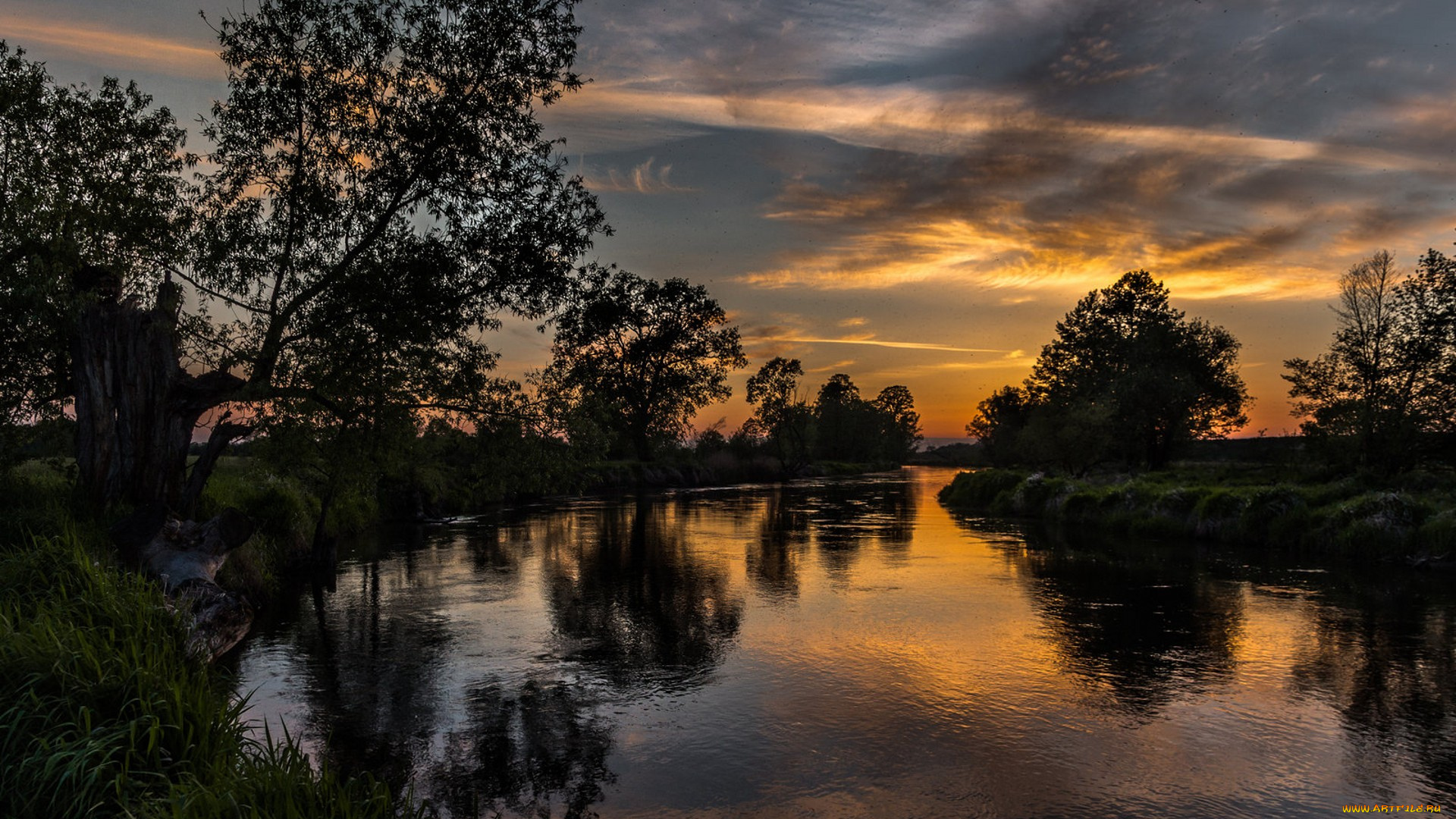 природа, реки, озера, простор