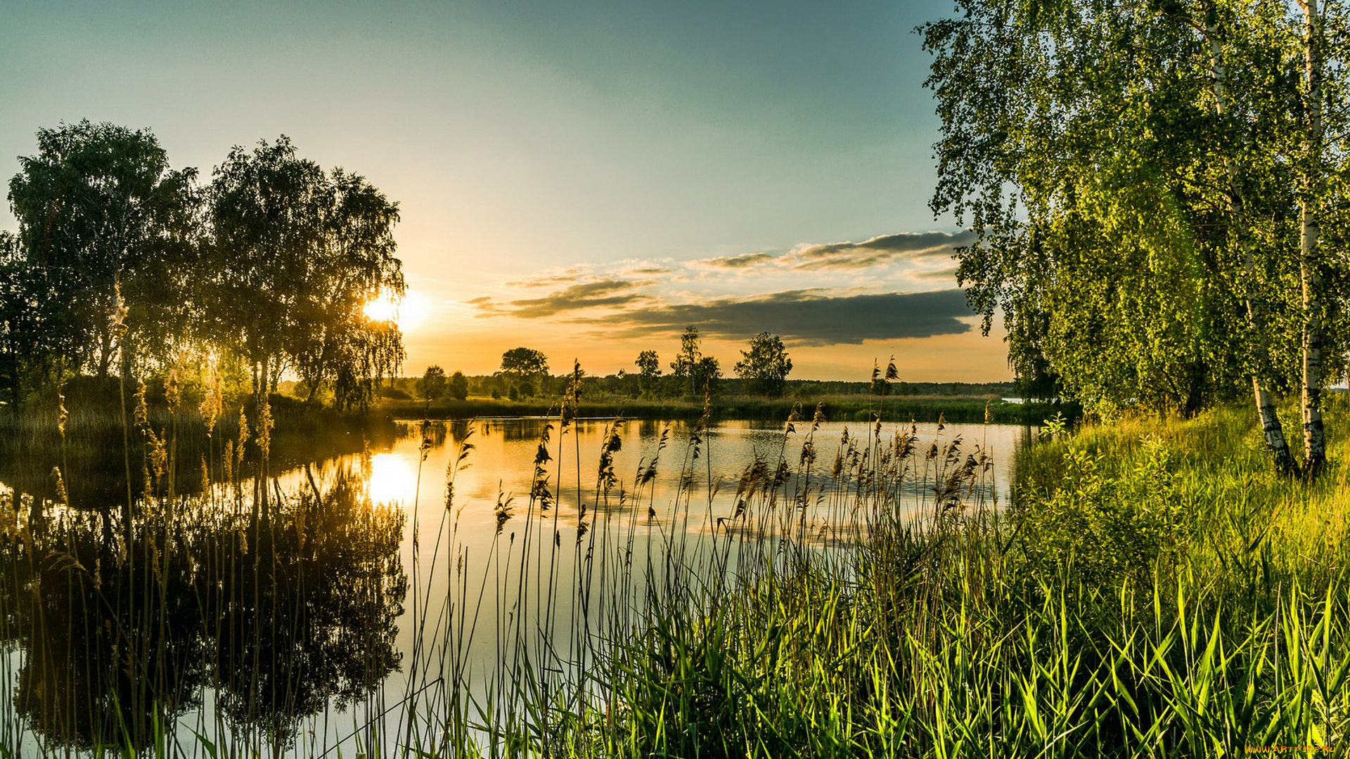 природа, реки, озера, простор